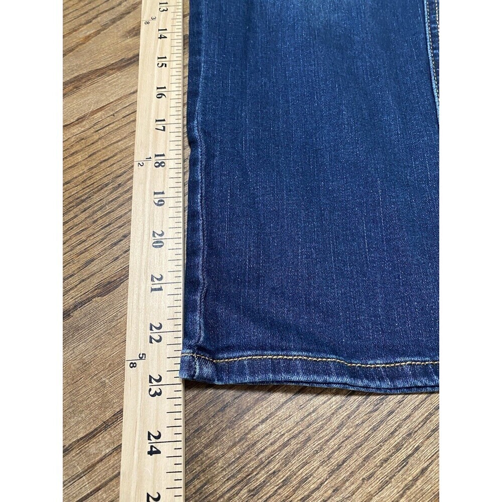 Chicos Jeans Size 0.5 US 6 XS Platinum Straight Crop Slim Fit Pants - Picture 10 of 12